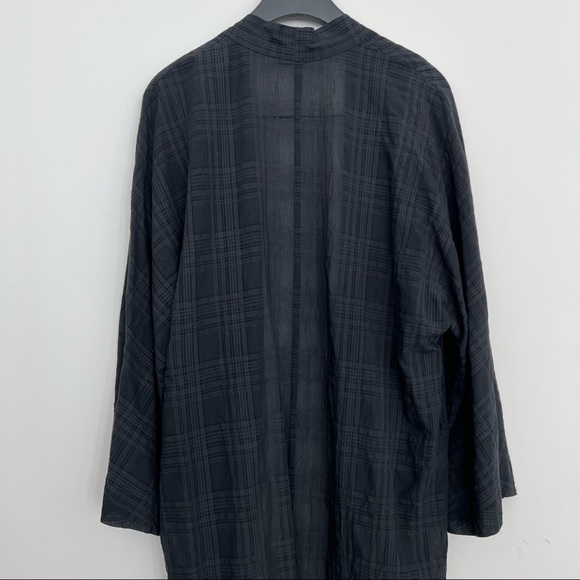 ARITZIA Wilfred Durante Check Jacket Long Jacquard Kimono - Size Large - Picture 13 of 15